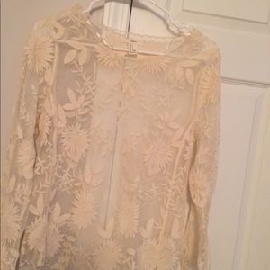 Long sleeve see trough shirt